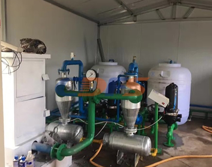 疊片過濾器安裝現場